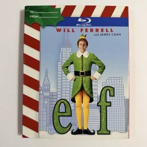 Elf Blu ray 2003 DVD Movie Christmas Will Ferrell James Caan Gift Edition